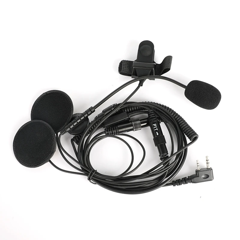 

2 Pin PTT Headset for Walkie Talkie Kenwood Baofeng Radio Two Way Radio