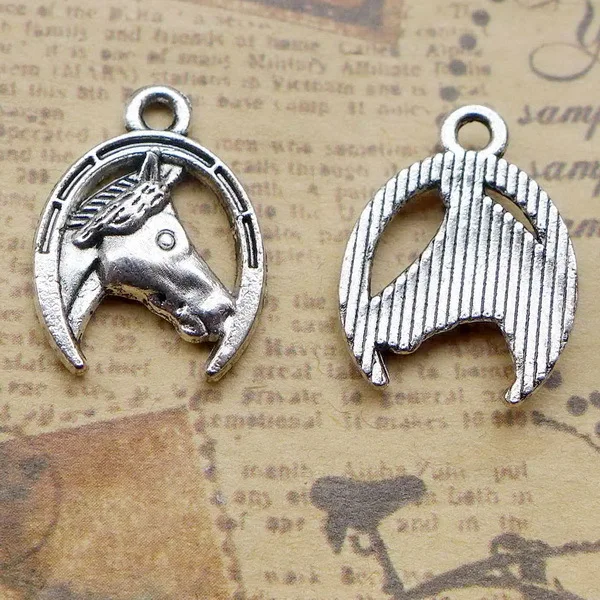 Подвески для изготовления ювелирных изделий подвески в виде головы лошади