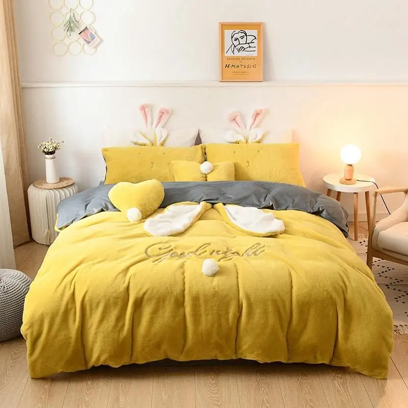 J2 милый кролик желтого розового белого серого и флисовые зимние женские