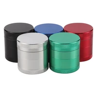 4 layers tobacco aluminum alloy grinder leaf herbal herb smoke spice crusher hand muller for smoking accessories more style