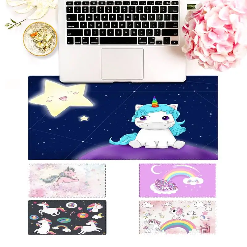 

Personalized Cute Unicorn Mouse Pad PC Laptop Gamer Mousepad Anime Antislip Mat Keyboard Desk Mat For Overwatch/CS GO