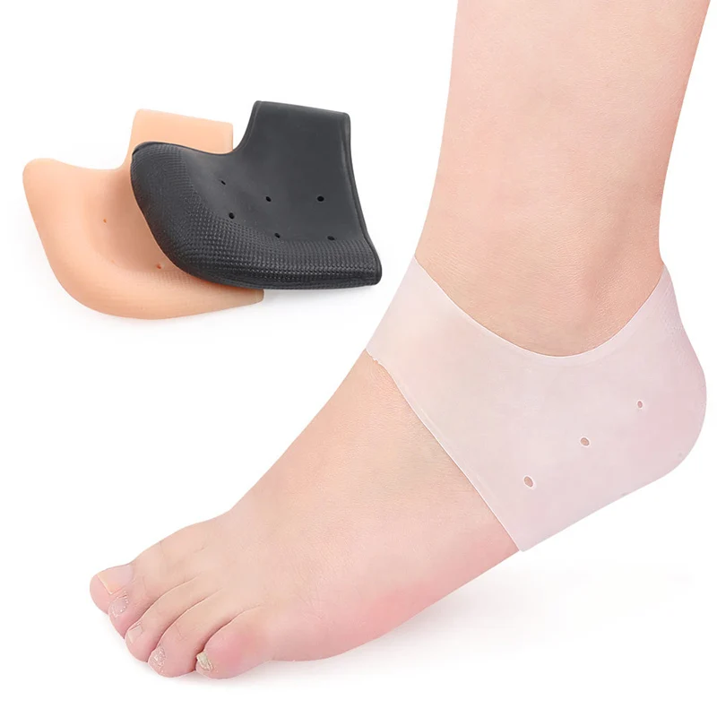 

2*Silicone Feet Care Socks Moisturizing Gel Heel Thin Socks With Foot Care Tool
