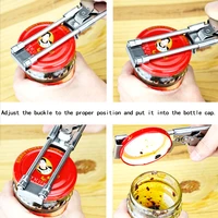 multifunctional stainless steel can opener home kitchen can open effortless opener with turn knob household kitchen bottletool