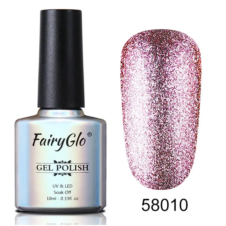 BJJ58010 FairyGlo 10 мл Платиновый Гель-лак для ногтей впитывающий блеск Гибридный лак Полупостоянный эмалированный лак для нейл-арта Маникюр для гелей - Цвет: BJJ58010