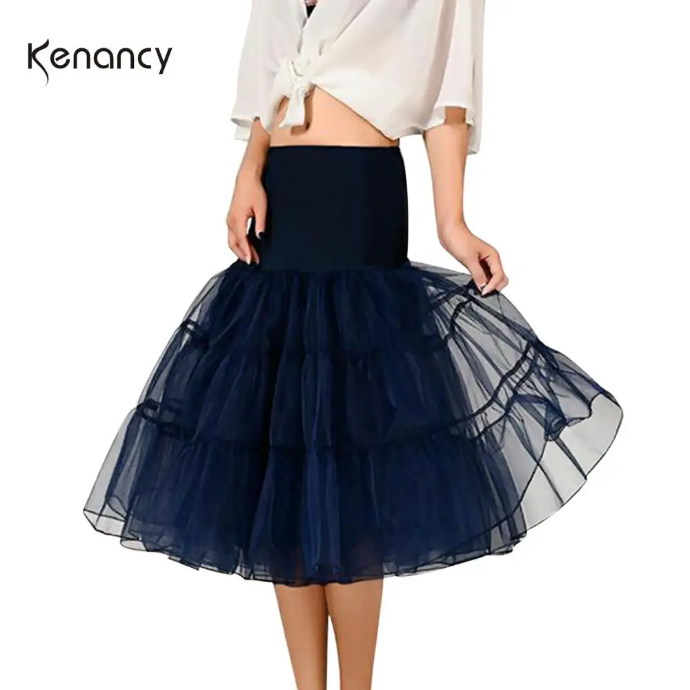 Женская юбочка Kenanc винтажная бальная пачка 5 цветов|skirts womens|puff skirtpetticoat skirt |