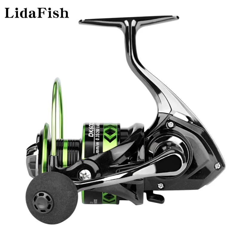 

LIDAFISH 2022 New 5.2:1 Spinning Reel Ultra-light And Durable Fishing Wheel Left/Right Interchangeable Rocker Fishing Tackle