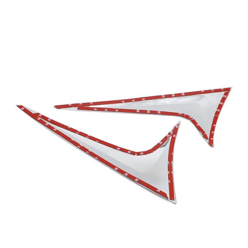 

2X Chrome Rear Tail Window Stripes Cover Trim For Mazda CX-5 KF 2017 2018 2019 ABS