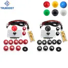 Набор аркадных джойстиков сделай сам для 2 игроков, ПК, компьютерные игры, кнопки джойстика сделай сам, 6 цветов