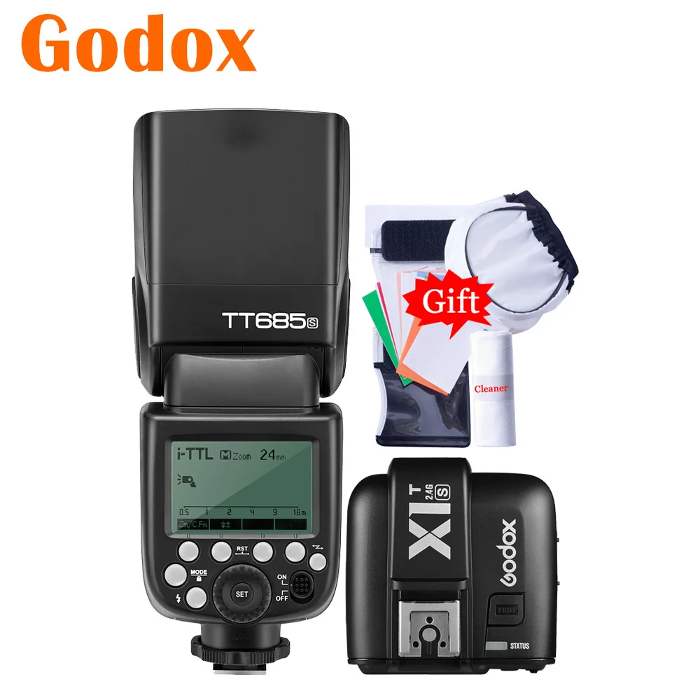Godox TT685S TT685 S 2 4G TTL X1T передатчик Камера Вспышка Speedlite для Sony A7 A9 A7RII A7S A6000 A58 A7II A99 A7R|flash
