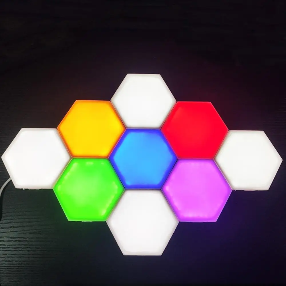 Квантовая светодиодная лампа модульный сенсорный светильник шестиугольные