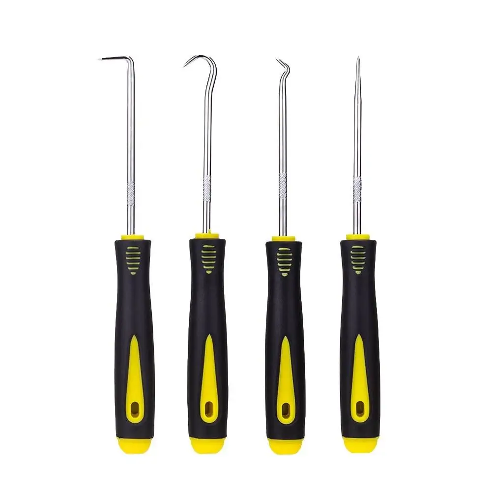 

New 4Pcs 135mm Car Auto Vehicle Oil Seal Screwdrivers Set O-Ring Seal Gasket Puller Remover Pick Hooks Repair Tools For Car