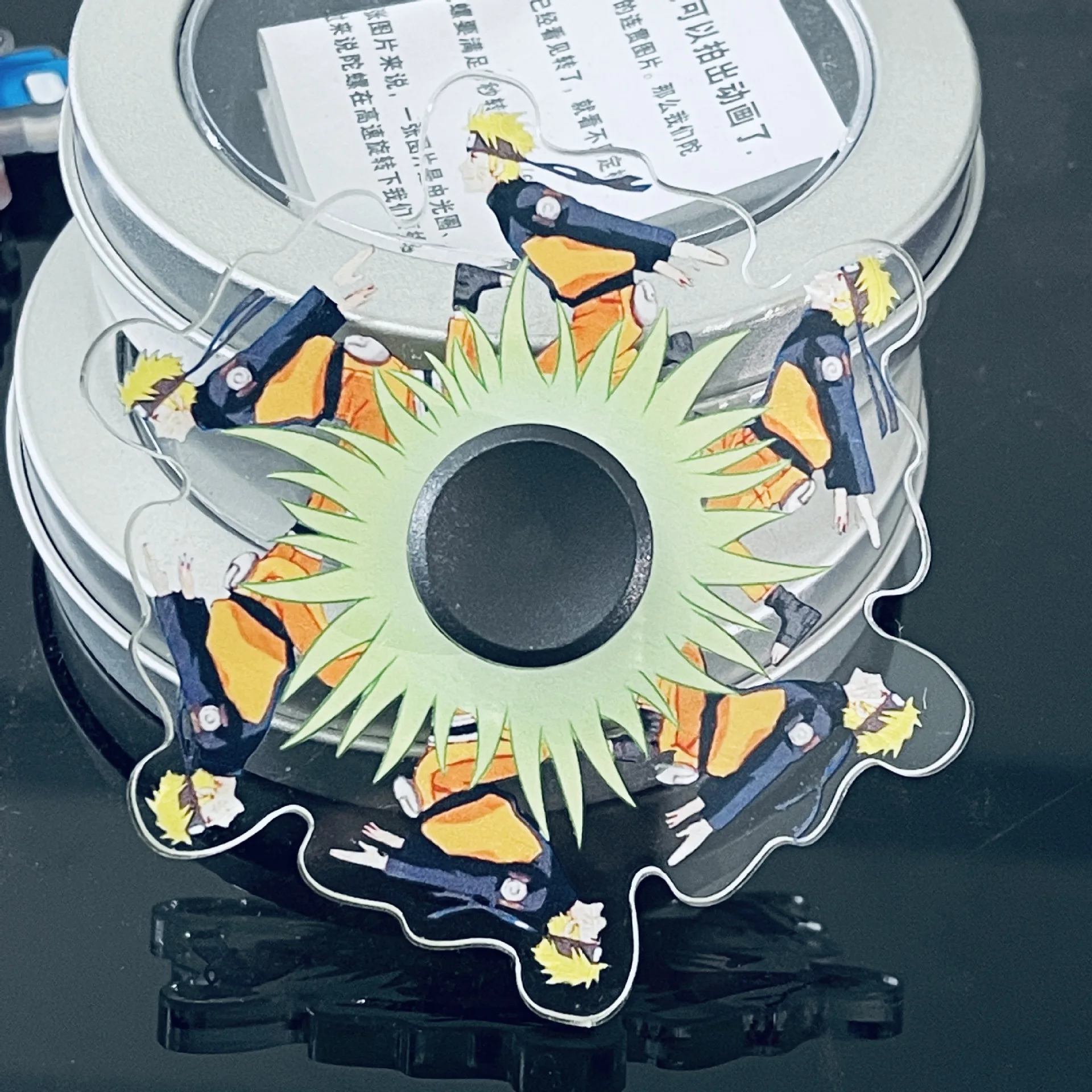 Spinner din&aacute;mico con la punta del dedo para ni&ntilde;os, adolescentes y adultos, Personaje de Anime de dibujos animados, astronauta, Among Us, juguete para regalo-2