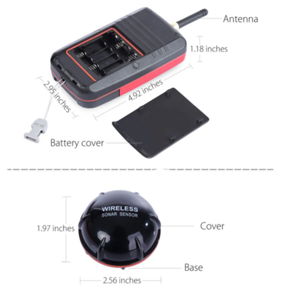 

Outdoor Portable Smart Depth Fish Finder with Wireless Sonar Sensor Echo Sounder Fish Finder
