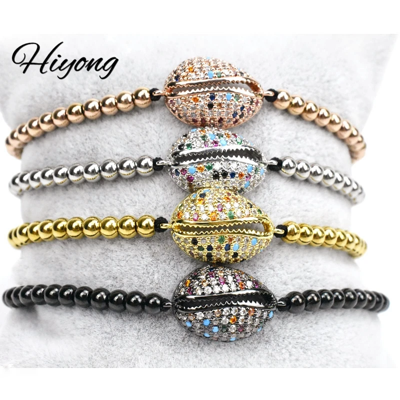 Hiyong браслеты для плетения ручной работы из нержавеющей стали с цветным корпусом