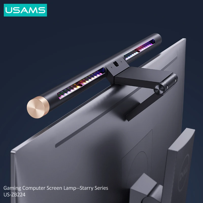 Диммируемый светодиодный экран USAMS для защиты глаз USB светильник с RGB подсветкой
