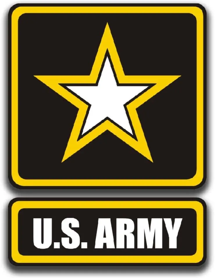 

STICKY U.S. Army Decal Car Sticker Cars Trucks Walls Laptops PVC The Whole Body Creative Stickers