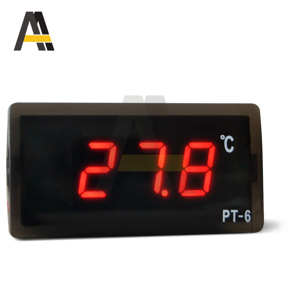 

Digital Car AC 220V Thermometer Vehicle Temperature Meter Monitor PT-6 Automotive Thermometer with NTC Sensor