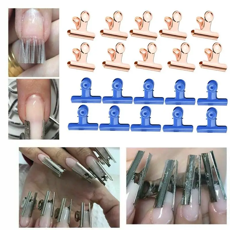 Professional Fiberglass Nail Extension Nail Accessory Tool Multifunctional Clip 31mm Nail K4E5