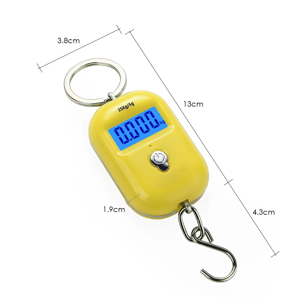 WeiHeng Luggage Scale Kitchen Baking Tool Digital for Fishing Travel Weighting Steelyard Hanging Electronic Hook | Дом и сад