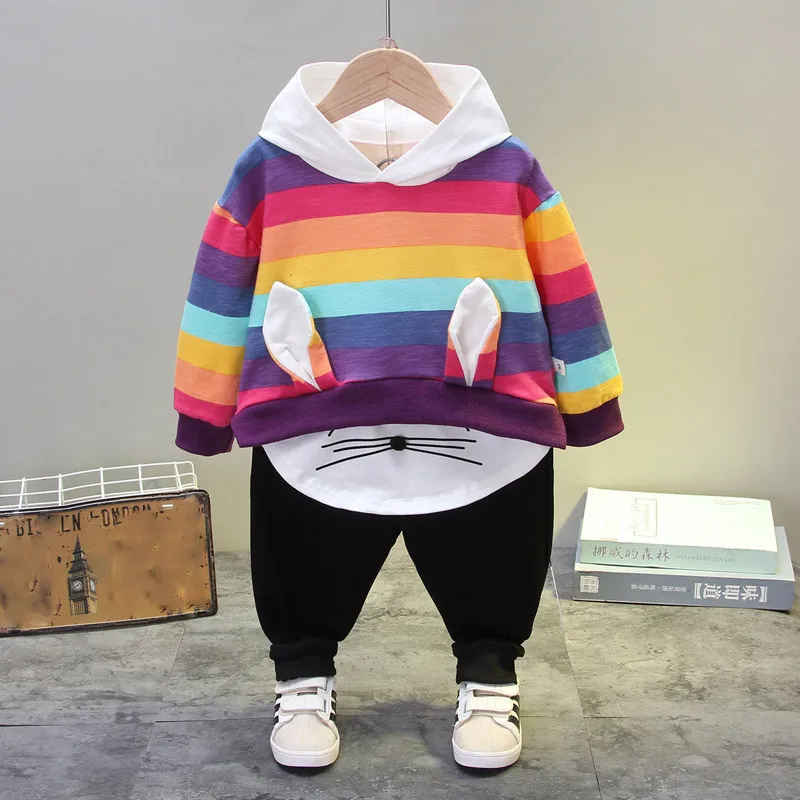 Новинка 2020 модный спортивный костюм для девочек и мальчиков комплект детской