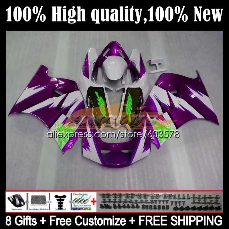 

OEM Bodys For SUZUKI RGV250 RGVT RGV 250 SAPC VJ21 18CL.126 RGVT-250 VJ 21 RGVT250 88 89 RGV-250 1988 1989 Fairings Purple white