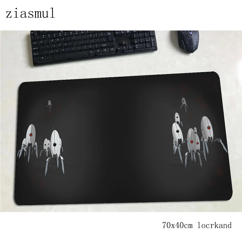 Портал 2 коврик для мыши gamer 700x400x3 мм игровой властная ноутбук с алюминиевым