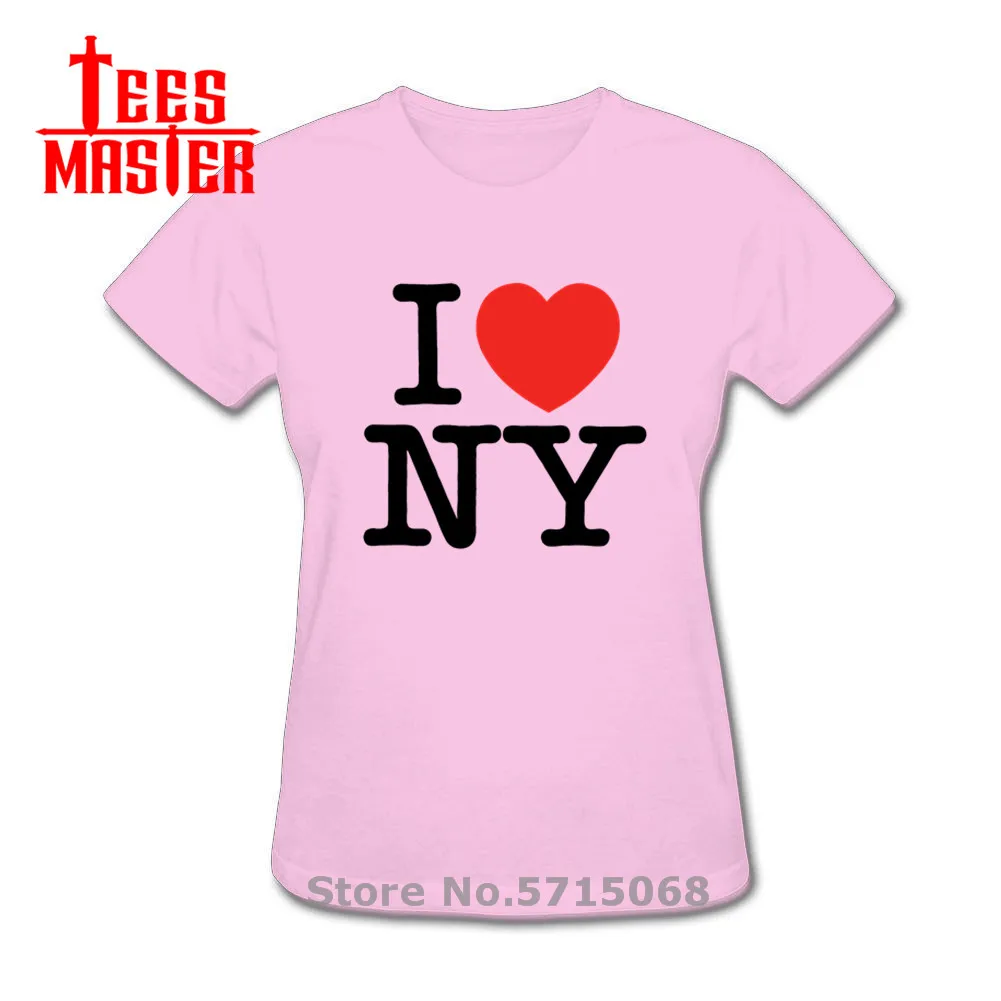 Новейшие женские футболки с надписью I Love NY Нью Йорк коротким рукавом 2020