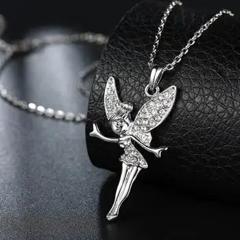 

Eco-friendly platinum angel pendant ladies necklace N010 LKN18KRGPN011