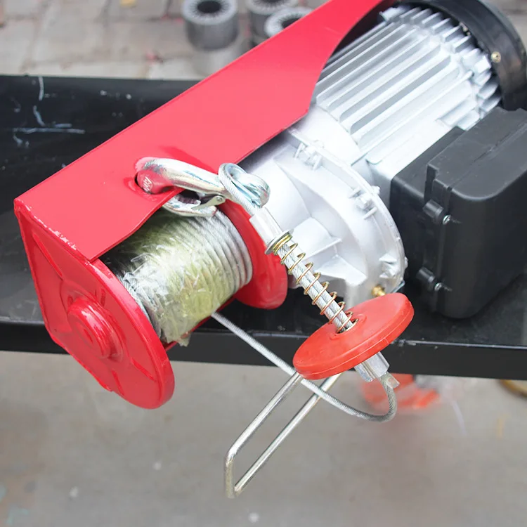 Электрический подъемник бытовой маленький 220 В с проводным тросом | Инструменты