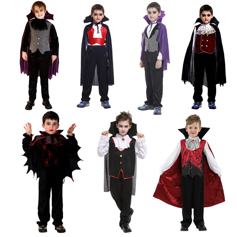 Костюм вампира для косплея на Хэллоуин костюм Фантазийного принца одежда с