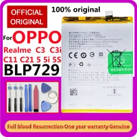 new 100 original blp729 battery for oppo realme c3 c3i 5 5i 5s c3 c11 c12 c15 rmx2020 mx2021 rmx1911 rmx1919 rmx2030 rmx2032