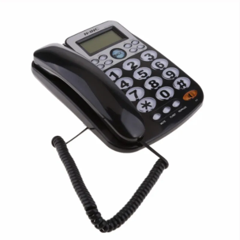 

Caller ID phone home office is now hands-free white Universal Corded Landline Phone Home Office Business Desk Telephone New