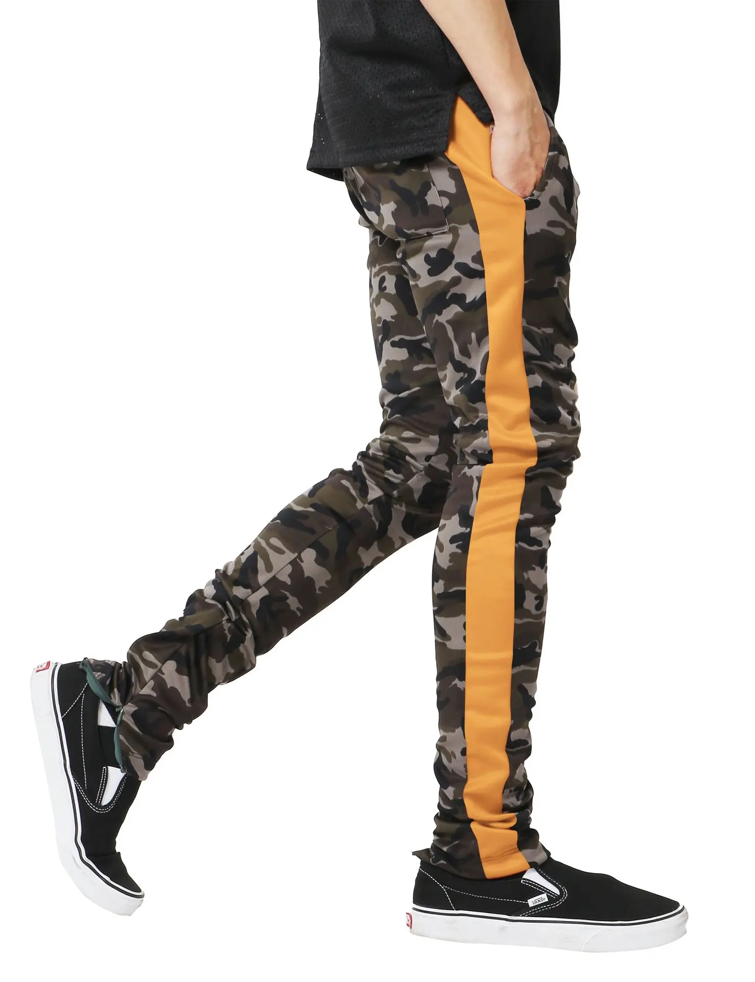 E-BAIHUI Для мужчин s брюки для девочек весенние узкие шаровары в стиле милитари с