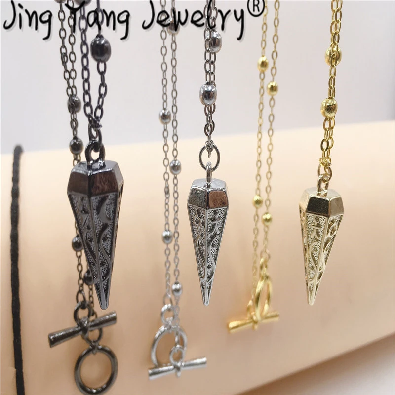 Маятник jingyang рейки медная чакра гармония подвески для Dowsing розовое золото