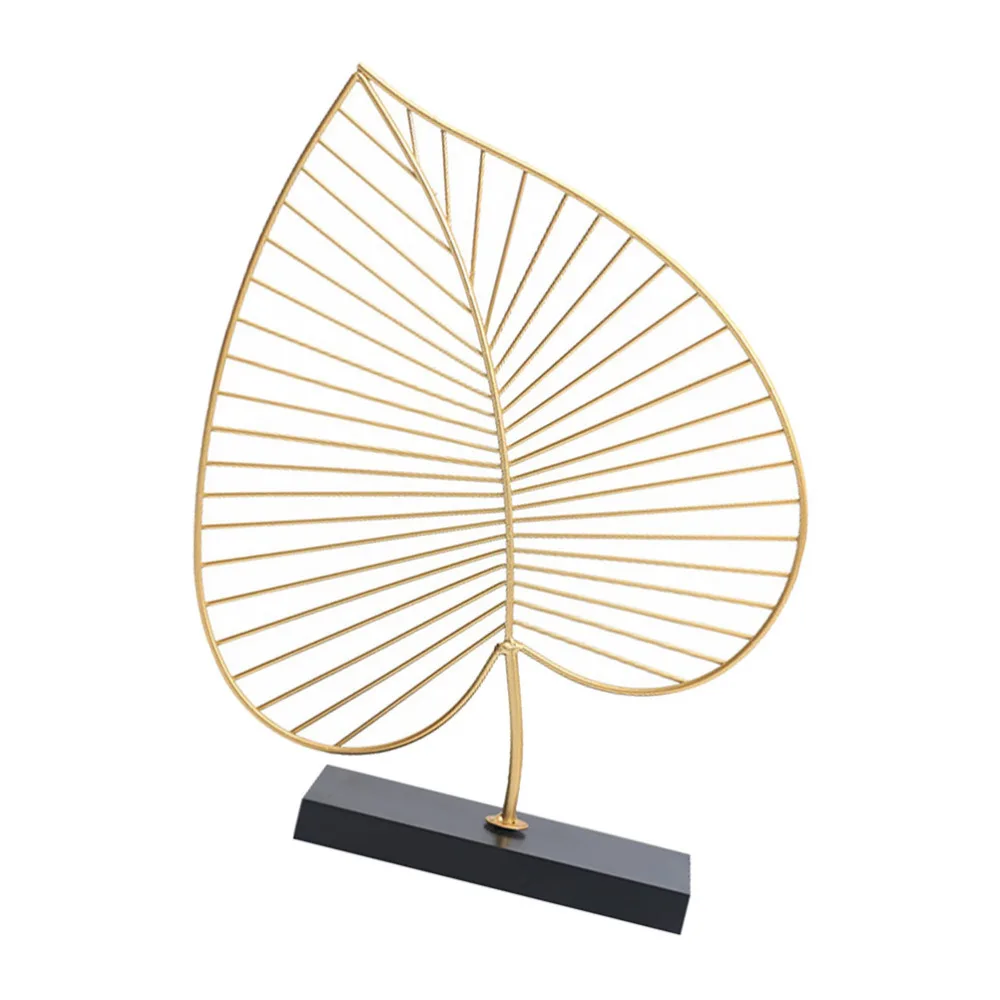 

1pc Desktop Adornment Desktop Leaf Decor Desktop Iron Craft Leaf Ornament