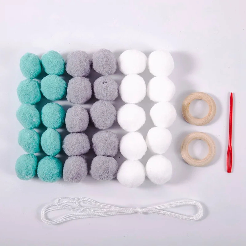 Новые шерстяные шары ручной работы для детской комнаты настенный домашний Декор