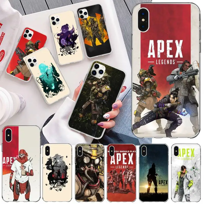 Лидер продаж новинка черный мягкий чехол из ТПУ с принтом игры Apex Legends для iPhone 11 pro
