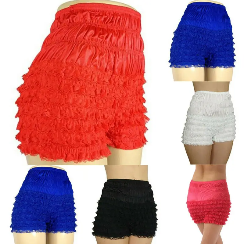 Милые разноцветные Многослойные сетчатые взъерошенные трусики женское нижнее