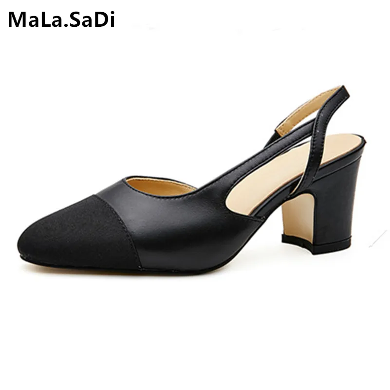 Модные летние офисные женские туфли лодочки высокого качества босоножки из