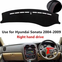 taijs factory leather car dashboard cover casual protective for hyundai sonata 2004 2005 2006 2007 2008 2009 right hand drive