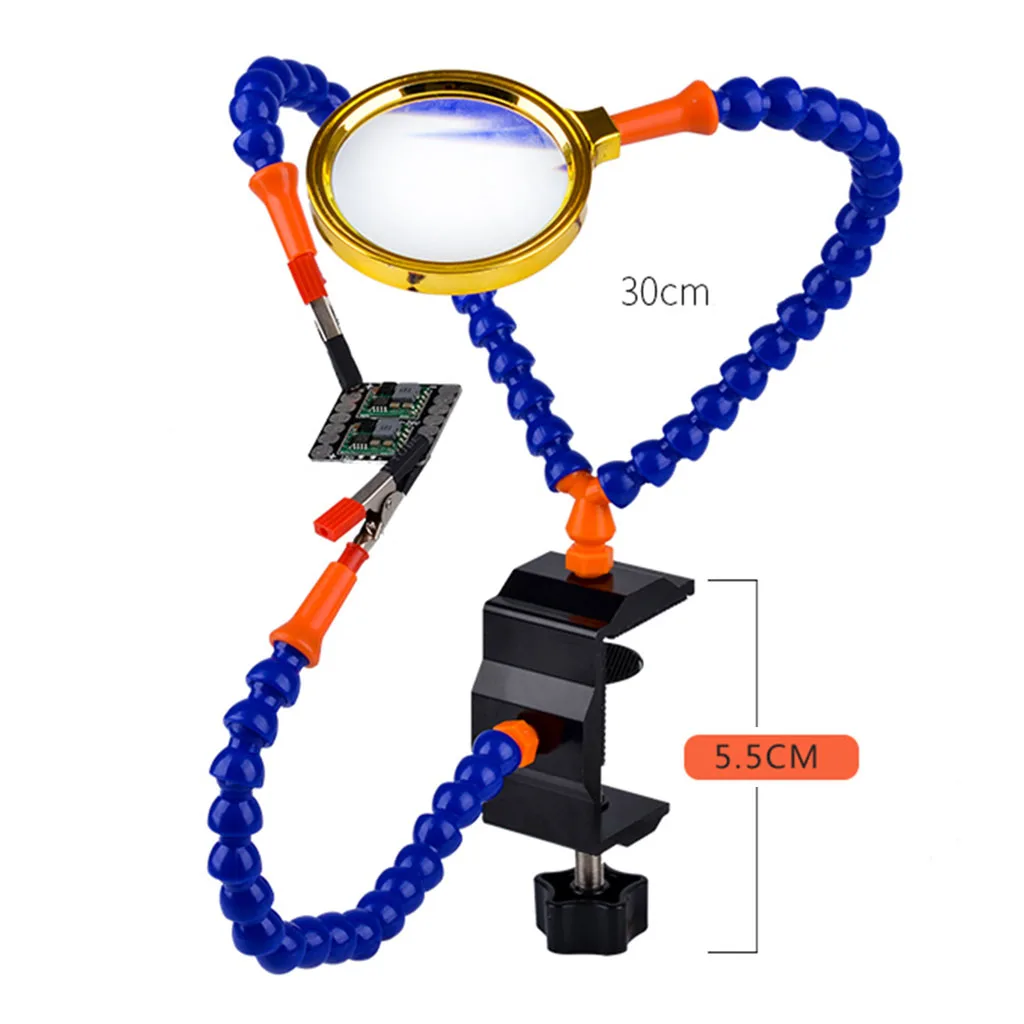 

DIY Soldering Stand Repair Maintenance Desk Clamp Tool KIt Flexible Arms