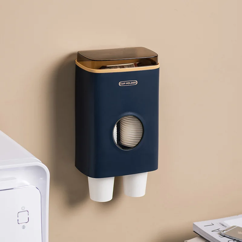 Держатель для бумажных стаканов самоклеящийся держатель с двойной трубкой С