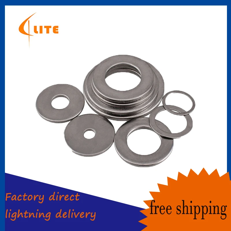 Оцинкованные белые цинковые плоские прокладки ультратонкие шайбы увеличение