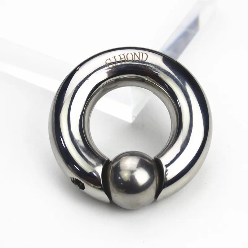 6 размеров нержавеющая сталь Мошонка кулон откручивающийся шар стиль бондаж на