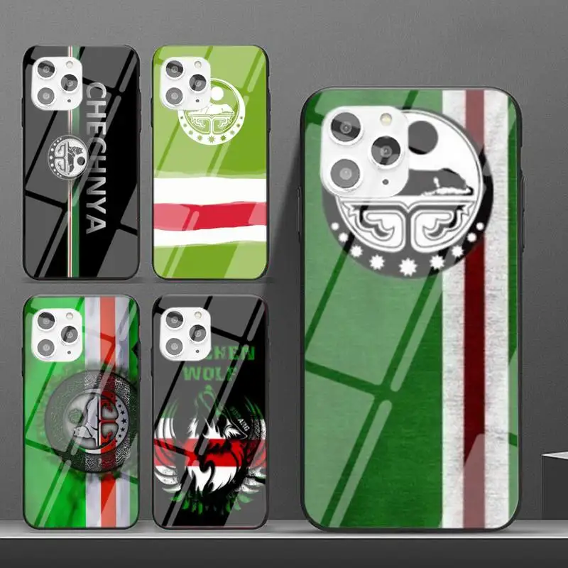 

Chechen National Flag Phone Case For IPhone 6 6s 7 8 Plus X Xs Xr Xsmax 11 12 Pro Promax 12mini Tempered Glass