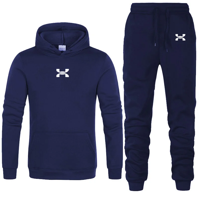 

Casual male training 2 pieces define hoodie spring hoodie men's clothes sweater hoodies suit pants ropa hombre more size