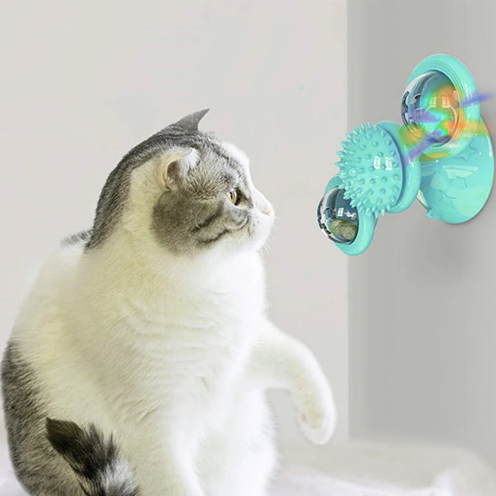Игрушка для кошек Интерактивная карусель собак устройство протирания домашних