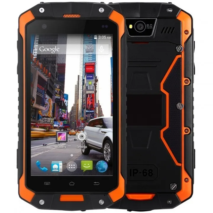 GuoPhone V9 V19 телефон Rover V9 с IP68 MTK6580 2 Гб ОЗУ 16 Гб ПЗУ Android 5,1 3g gps 4,5 дюймов экран водонепроницаемый смартфон - Цвет: Оранжевый