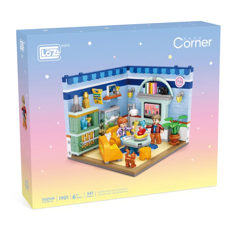 Строительные блоки LOZ toys Diamond всемирно известные фигуры строительные кирпичи