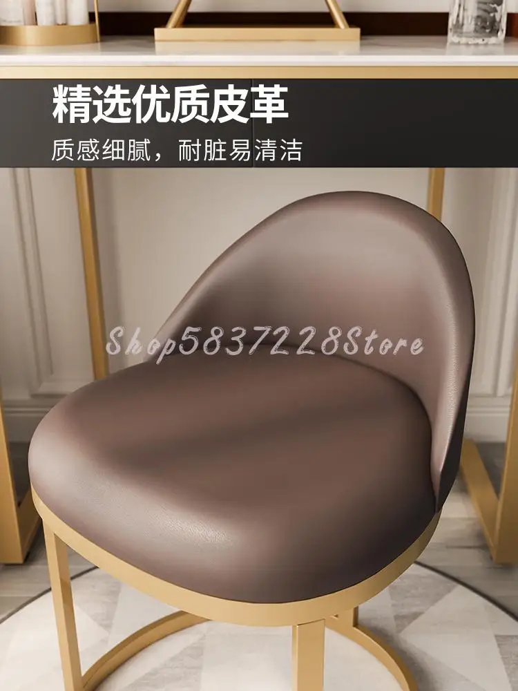 Светлый роскошный туалетный стул для спальни современный простой скандинавский